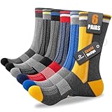 Cirorld Socken Herren 43-46 37-42, 6 Paar Arbeitssocken, Wandersocken,...