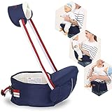 Babytrage Rucksack mit abnehmbaren Hipseat Infant Rucksack Front Carrier Ideal...