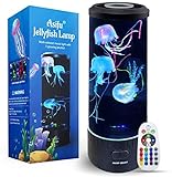 Fantasy Quallen Lampe 14 Zoll Jellyfish Lamp Aquarium LED Tank Mood Lampe Multi...