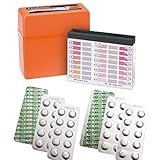 harren24 Pooltester Testkit für pH-Wert/freies Chlor/Brom inkl. 60...