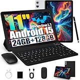Tablet, Android Tablet 11 Zoll mit 24GB RAM + 128GB ROM (1TB TF), Octa-Core,...