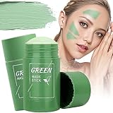 2PACK Green Mask Clay Stick,Green Mask Stick,Deep Cleansing Smearing Mask,...