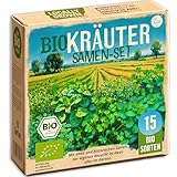 Little Plants Kräuter Samen Set - 15 Sorten BIO Kräuter Anzuchtset -...