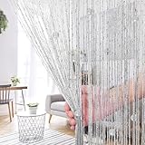 ElevaPulse Fadenvorhang Balkontür Insektenschutz - Weißer...