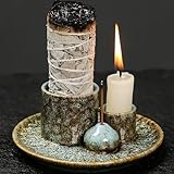 YOUSIS 4 in 1 Räucherstäbchenhalter, Palo Santo Halter, Salbeihalter zum...