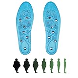 Magnetische Einlegesohlen, Akupressur Einlegesohlen, 1 Paar Magnetische Massage...