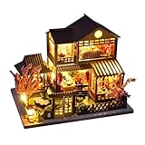 BommFu 3D Holzpuzzle - Haus Modell Aus Holz - Villa-Bausteine Mit...