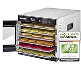 COSORI Dörrautomat edelstahl, Food Dehydrator mit 50 Rezepte, inkl. 6...