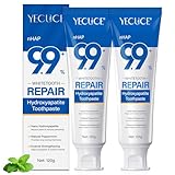 2PCS 9.9% Hydroxylapatit Zahnpasta zur Reparatur Zahnschmelzes und Stärkung...