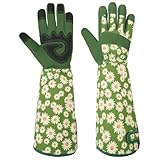 Ainiv Gartenhandschuhe Dornenfest Rosenhandschuhe, Gartenhandschuhe Damen/Herren...