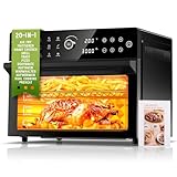 30L Heißluftfritteuse XXL Minibackofen mit LED-Touchscreen, Minibackofen mit...