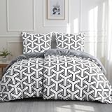 Aisbo Bettwäsche 135x200 4teilig Bettdeckenbezug - Bettwäsche Set 135 x 200...