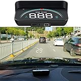 Wisamic Head up Display Auto HUD: Display OBD2 , 3,5 Zoll Geschwindigkeitsmesser...