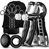 ALMAH Handtrainer Trainingsset(5er-Pack), Fingertrainer Griffkraft Trainer Set,...