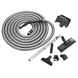 Schlauch-Set für Zentralstaubsauger mit Zubehör – Schlauch ohne Ein/Aus –...