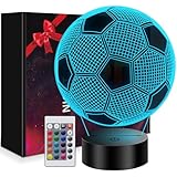 Polemera Fussball Geschenke Jungen Mädchen, Fußball Lampe für Kinder Jungs,...