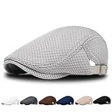 AUNGKWANG Herren Schirmmütze, Unisex Baskenmütze, Atmungsaktives Mesh,...