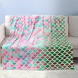 WERNNSAI Kuscheldecke Kinder Deck Glow In The Dark Weiche Flanell-Kleinkinddecke...