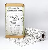 [2x] 100% Bambus KÜCHENROLLE Waschbar | Ersetzt bis zu 50 Haushaltrollen...