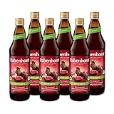 RABENHORST Rote Bete BIO 6er Pack (6 x 700 ml). Hochwertiger -Saft aus 100 %...