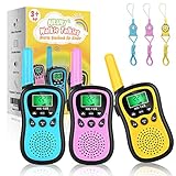 AILUKI 3 Stück Walkie Talkie Kinder Spielzeug 4KM Reichweite Funkgerät 8...