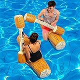 LUSTERMOON aufblasbares schwimmendes Wasserspielzeug, 2 Sets mit aufblasbaren...