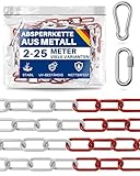 Hochwertige Absperrkette Metall - Verschiedene Längen - Verzinkte Absperrkette...