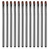 12 Stück Lippenpinsel Kleiner Make-up Pinsel Flacher Concealer Pinsel...