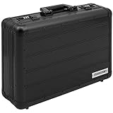 anndora Aktenkoffer Aluminium Attaché Koffer Schwarz Zahlenschloss...