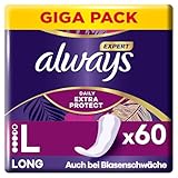 Always Expert Daily Extra Protection Long Slipeinlagen 60 Stück,...