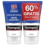 Neutrogena, Crema de Manos Rápida Absorbción, reparadora de Grietas, Fórmula...