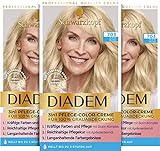 Schwarzkopf Diadem 3 in 1 Pflege-Color-Creme 703 Platin Blond Stufe 3 (3 x 170...