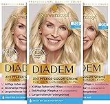 Schwarzkopf Diadem 3 in 1 Pflege-Color-Creme 703 Platin Blond Stufe 3 (3 x 170...