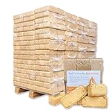 960 kg Palette ÖKO Briketts RUF-Form Sonderangebot Premium Mischholzbriketts...