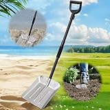 Gartenspaten mit Stiel 127cm, Robuste Gartenschaufel zum Graben Fflanzen mit...