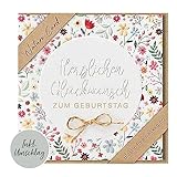 bsb - Karte zum Geburtstag - Nature Card - Nachhaltige Karten zum Geburtstag -...