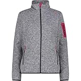 CMP - Knit-Tech-Jacke für Damen, Titan-Weiß-Fuchsia, D38