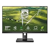 PHILIPS 272B1G - 27 Zoll FHD Green Monitor, höhenverstellbar (1920x1080, 75 Hz,...