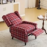 EROMMY Relaxsessel, Sessel mit Liegefunktion, Vintage Ohrensessel, Liegesessel,...