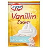 Dr. Oetker Vanillinzucker, 10 x 8 g, Zucker verfeinert mit Vanillin, zum Backen...