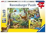 Ravensburger Kinderpuzzle - 09265 Wald-/Zoo-/Haustiere - Puzzle für Kinder ab 5...