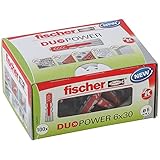 fischer DuoPower 6 x 30, Universaldübel, leistungsstarker 2-Komponenten-Dübel,...