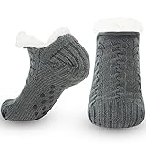 Belloxis Hüttensocken Haussocken Herren Thermosocken Wintersocken Warme Dicke...