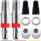 Fahrrad-Ventile Ersatz-Set: 8-Teile Dunlop Blitz-Ventil mit Dichtung,...