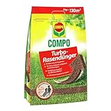 COMPO Turbo-Rasendünger - leistungsstarker Rasendünger für alle Rasenflächen...