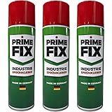 3 x Prime FIX Sprühkleber - Industriekleber - extra stark 500ml