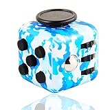 Steemjoey Blau Fidget Toy Cube Anti-Stress Würfel Spielzeug, Cube Toy mit 6...