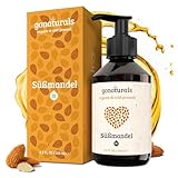 GoNaturals® Zertifiziertes biologisches Süßmandelöl -250ml- 100% rein &...
