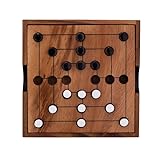 Engelhart - 350270-BW - Nine Men Morris - Mühlespiel aus Holz - Ökologisches...