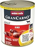 Animonda GranCarno Hundefutter, Nassfutter für erwachsene Hunde, Rindfleisch...